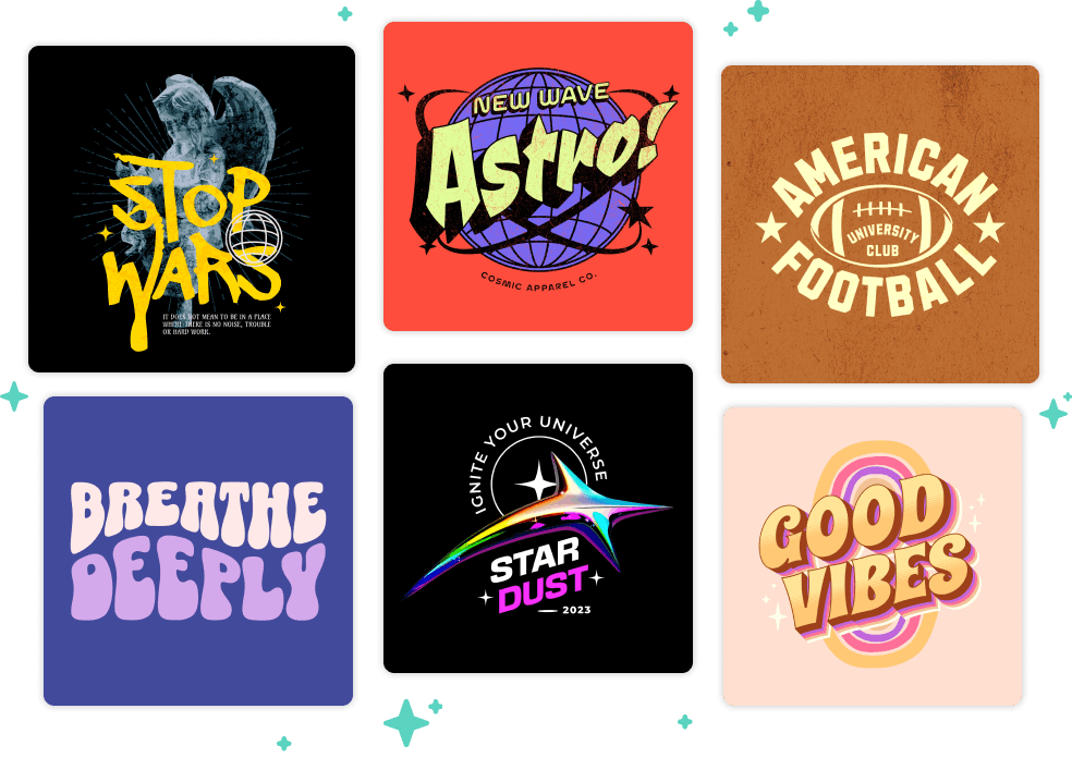 6 most used templates for sweatshirt & hoodie designs in Kittl
