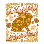 Easter bunny yellow