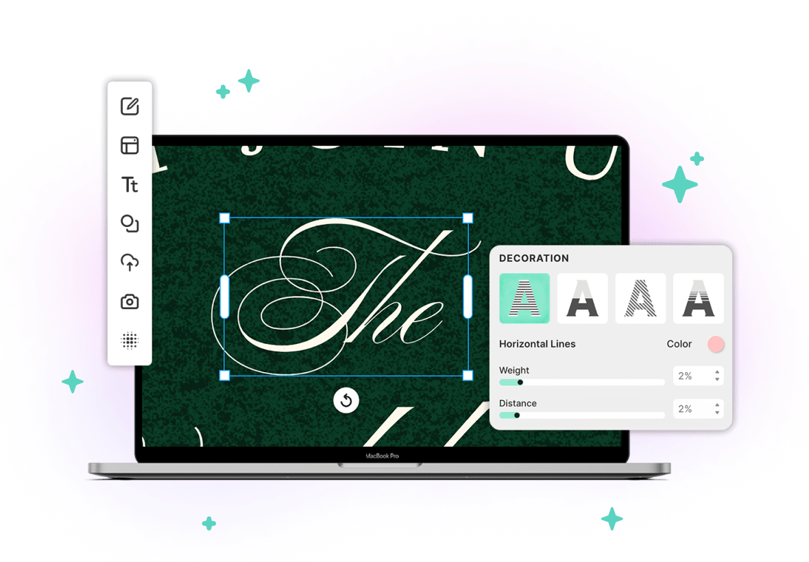 Text being changed and customized in a template in order to personalize it for the user's needs.