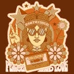 hippie man orange