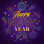 New Year festive