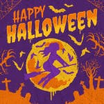 happy halloween witch