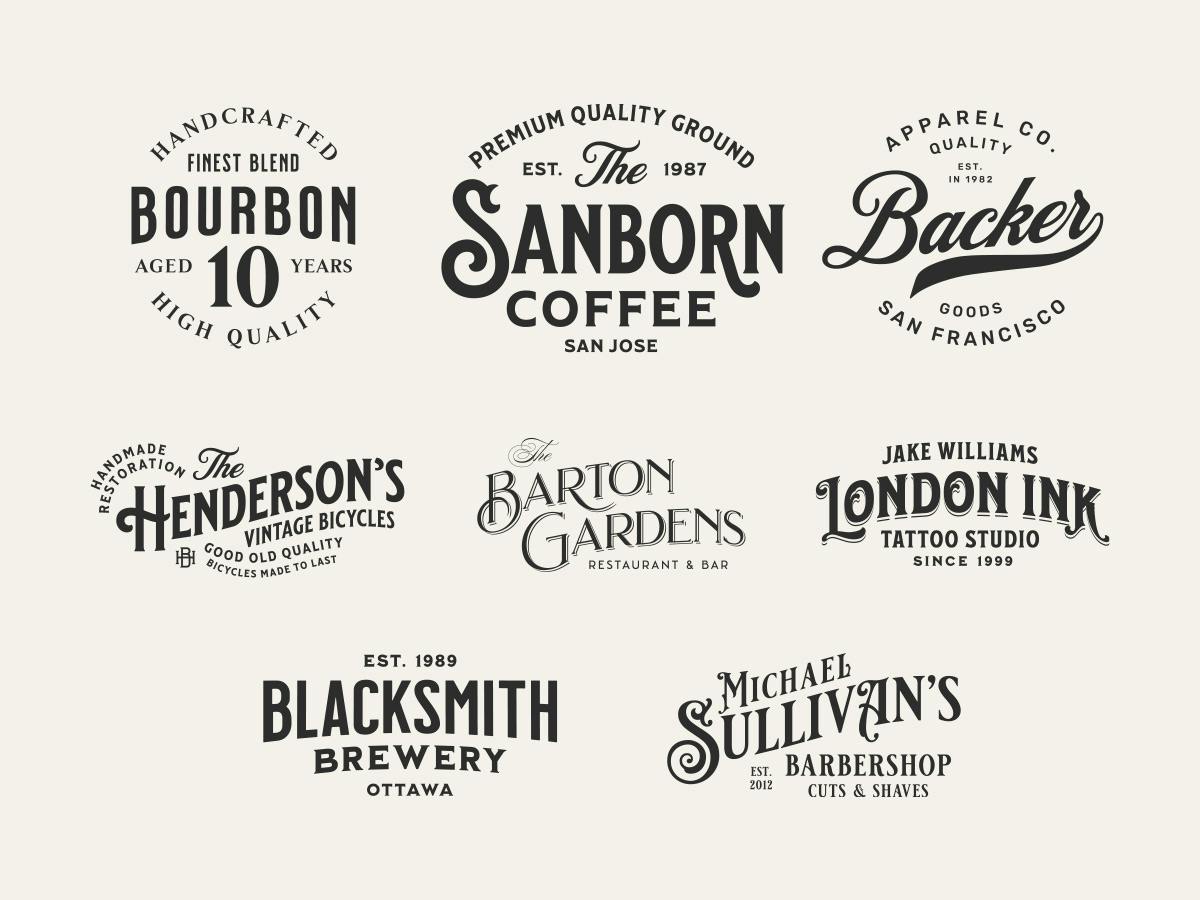 Kittl's vintage and easy to use typography templates.