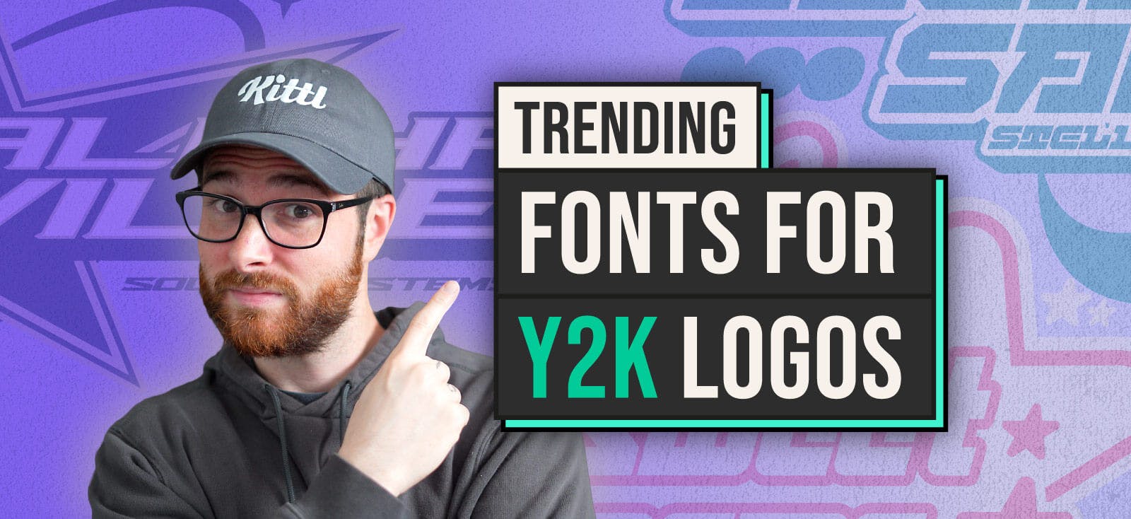 6 Fonts For Y2K Designs