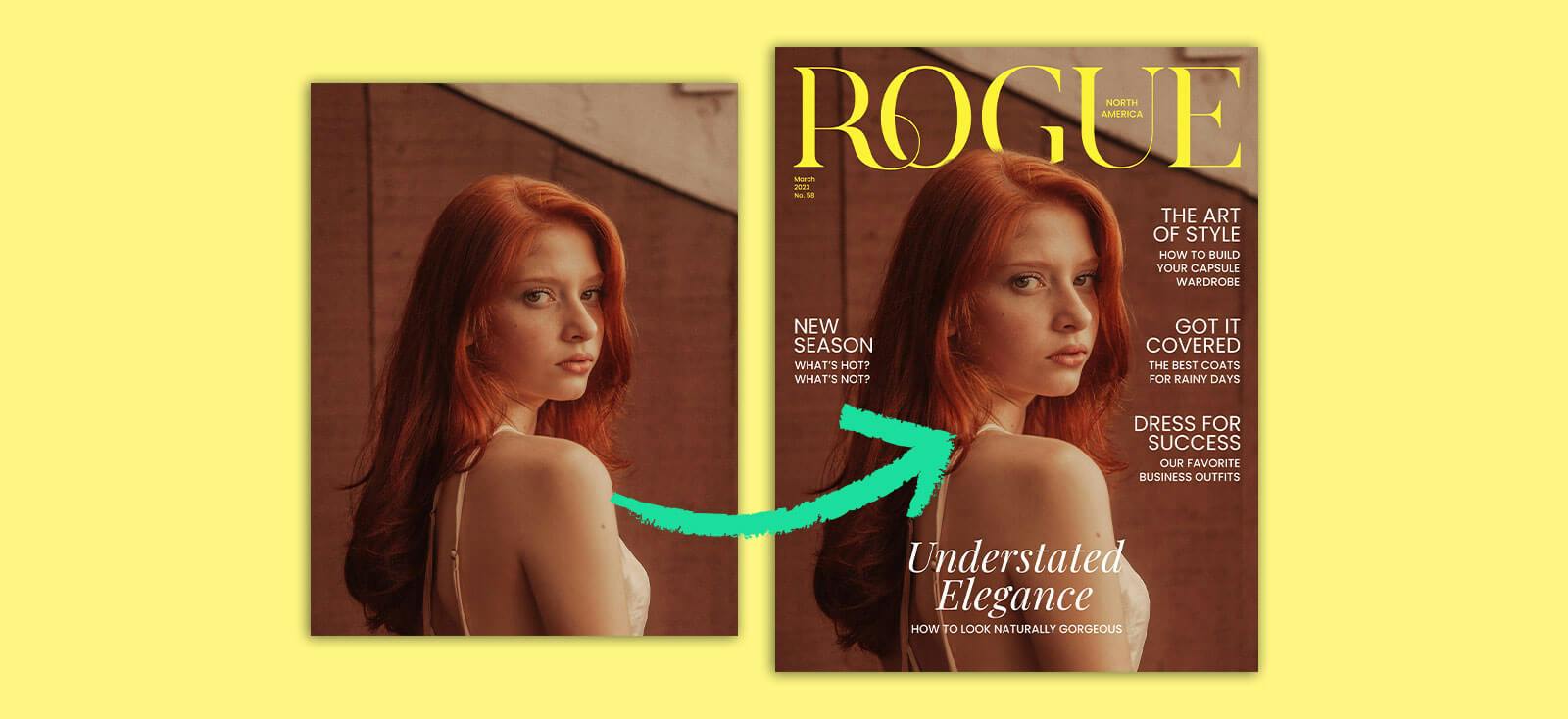 Vogue Style Magazine Cover Design